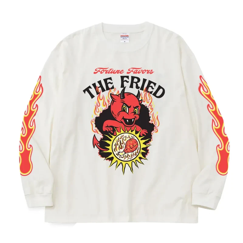 ロゴ入り長袖Tシャツ オリジナル対応